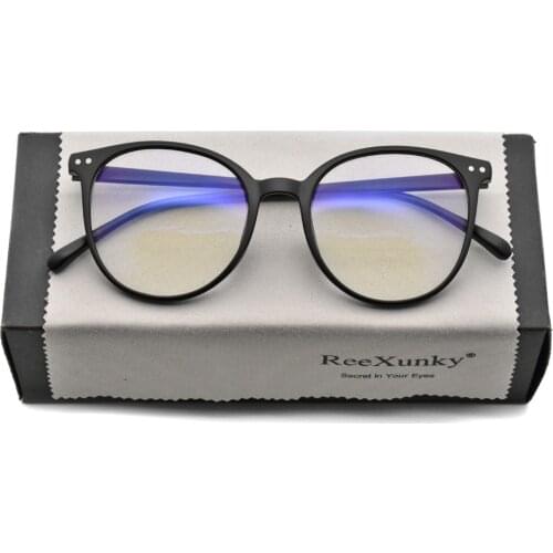 New Unisex Anti Blue Rays Computer Glasses Women Vintage Round Frame Gaming Eyewear Men Anti Eyestrain Light Blocking Eyeglasses