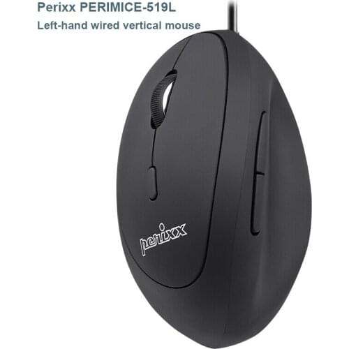 Original For Perixx PERIMICE-519L/719 Small 2.4GHz Wireless Ergonomic Vertical Mouse For Office Computer Desktop Notebook