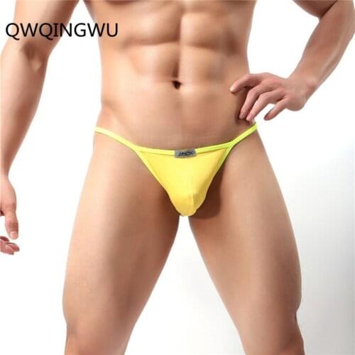 Sexy Men Modal Underwear Briefs Panties Low Waist Trunks Convex Homme Bulge Pouch Soft Male G-String Underpants Briefs