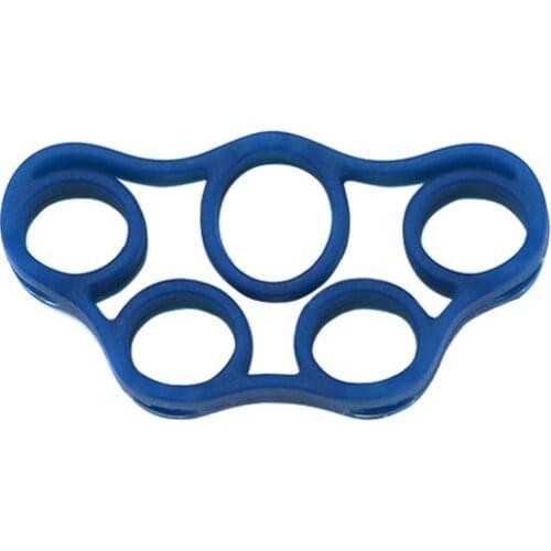 Silicone Finger Strengthener Hand Resistance Band Hand Grip Exerciser Strength Trainer Gripper QW