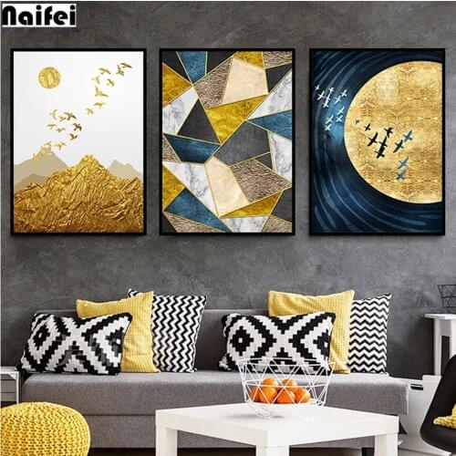 Modern Customizable Abstract Landscape Diamond Embroidery Sale 5d Diy Diamond Painting Full Square Round Drill Mosaic Picture