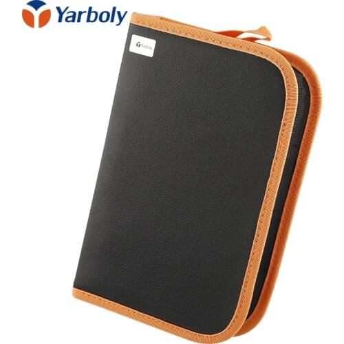 Electrician Canvas Soldering Iron Repair Tool Bag Chisel Roll Electrical Tools Utility Bag Pouch Pocket Yellow Size 260*145*45