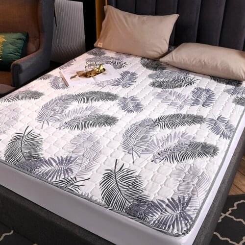 High Quality 100% Cotton Printing Mattress Foldable Mattress Single Double Students Hostel Mattresses Bedspread Bed Pad