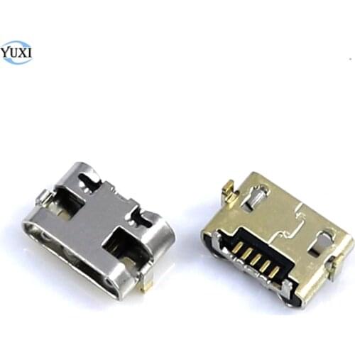 YuXi 2pcs Micro USB Jack Charging Port socket Connector Replacement Parts For Huawei Y5 II CUN-L01