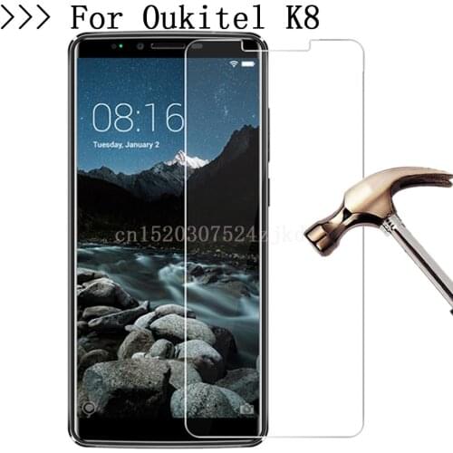 9H Tempered Glass For Oukitel K8 Smartphone 2.5D High Quality Screen Protector For Oukitel K 8 Protective Glass