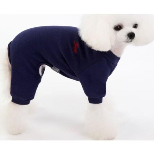 Dog Clothes Cat Pajamas Dog Jumpsuit For Small Dogs Chihuahua Shih Tzu Pyjamas Overalls Puppy Cat Pet Clothing Jumpsuit PJS XXL