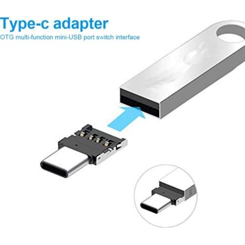 1pcs USB To Type C OTG Adapter USB USB-C Male To Micro USB Type-c Female Converter For Macbook Samsung S20 USBC OTG Connector