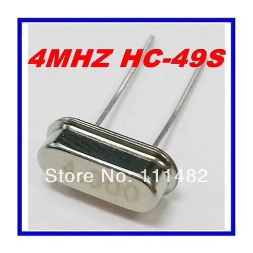 100PCS/LOT X NEW 4mhz crystal HC49S HC49/US 2PIN