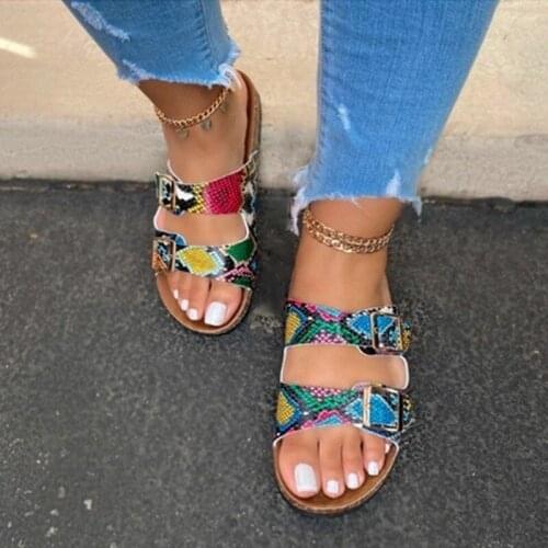 2021 Women Sandals for Summer Shoes Flats Sandals Female Slippers Plus Size Sandalias Mujer Womans Flip Flops