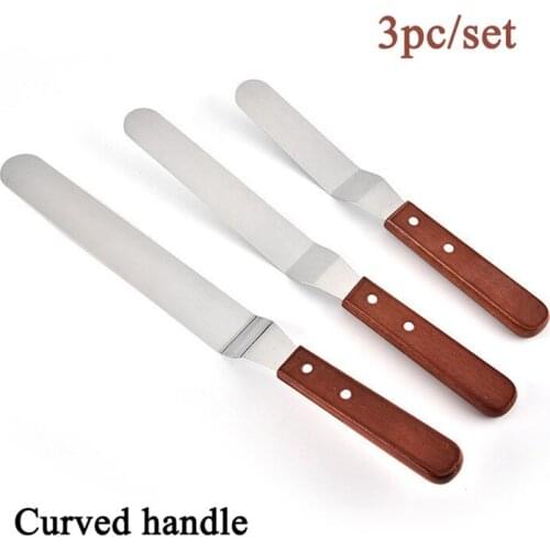 6/8/10 inch Stainless Steel Cake Spatula Butter Cream Icing Frosting Knife Smoother Kitchen Pastry Cake Decoration Tools