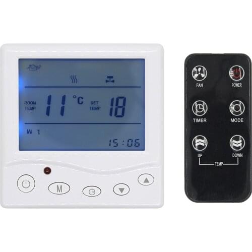 16A wireless IR remote control weekly programmable thermostat electric digital room temperature controller underfloor heating