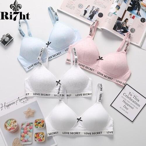 Breathable Cotton Seamless Bras for Women Sold Color Bralette Push Up Bras No Wireless Brassiere A B Cup Underwear Sexy Bra