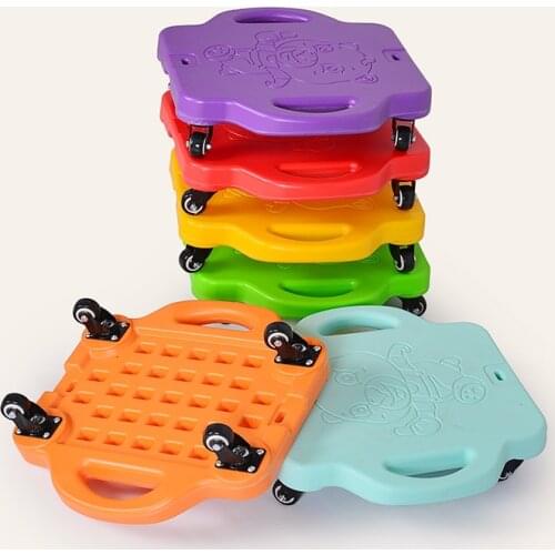 Children Balance Board Four Round Big Skateboard Sensory Training Equipment Scooter Children Scooter Toys for Kids