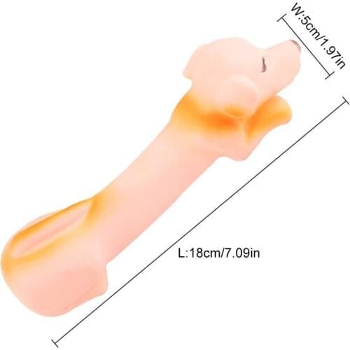 Pet Chew Toy Creative Doggy-shaped Pet Squeaky Toy Dog Biting Toy Dog Sound Toy Pet Funny Interactive Toy Dog Legendog