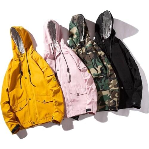 Women Mens Bomber Jacket Chaqueta Mujer Coat Pink Casaco 2021 Spring Plus Size Couples Jacket Coat Oversize Style Camouflage