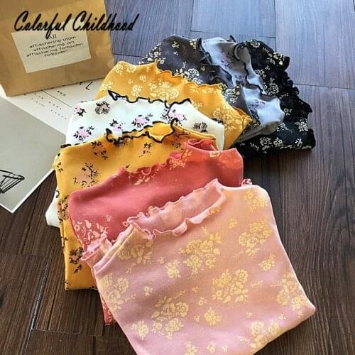 Girls T shirt T-Shirt Long Sleeve Spring Autumn Baby Girls Floral Tops Kids Tees Children T Shirt for Kid