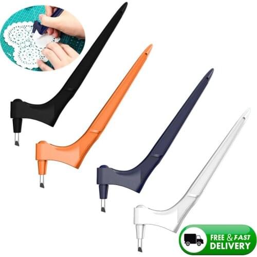 DIY Art Cutting Tool With 3 Heads Craft Cutting Kinfe With 360°Stainless Steel Rotating Blade Cutter Paper Knife Accessories