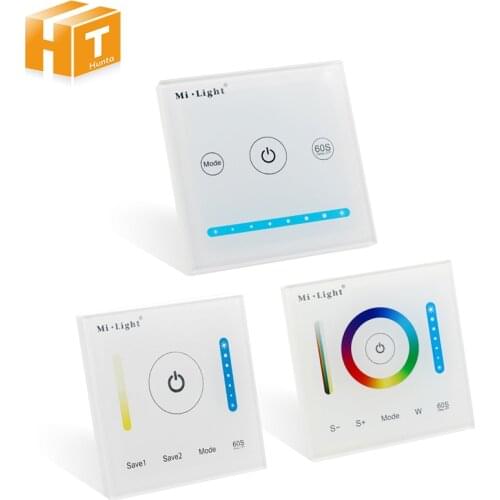 Mi light Smart LED Touch Panel Controller For RGB RGBW RGB+CCT / Double White / Single Color LED Lighting