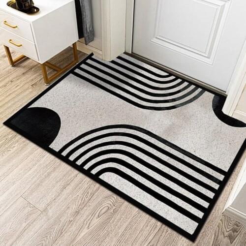 PVC Silk Loop Door Mat Carpet Living Room Mat Bath Mat Kitchen Mat Anti-slip Mat Hallway Can Be Cut Custom Pattern Home Door Mat