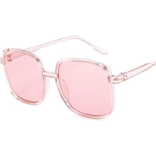 Fashion Lady Square Gradient Plastic Sunglasses Retro Female Glasses Retro Sun Glasses Uv400