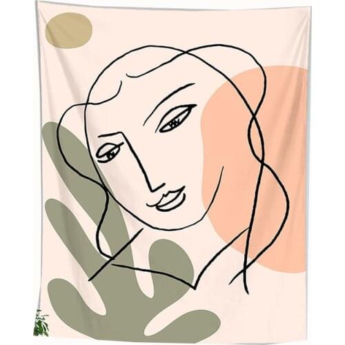 Wall tapestry fabric Nordic style room decoration wall sheet tapisserie murale wall cloth