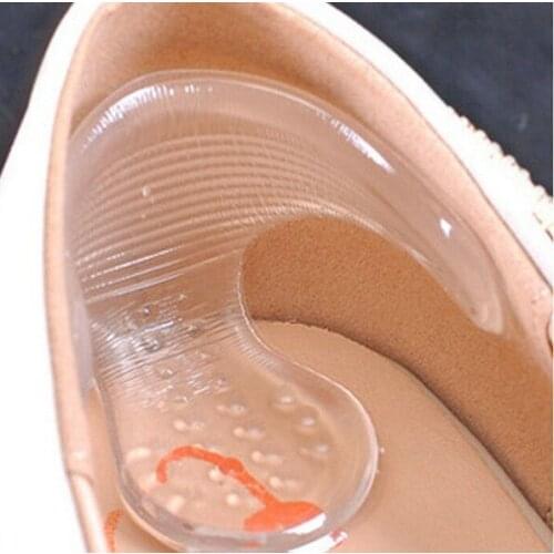 Invisible silica gel stickers transparent slip-resistant foot shoes stickers high heel shoe pad insoles foot care