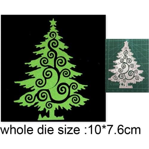 Christmas dies Tree New 2021 Metal Cutting Dies for DIY Scrapbooking Paper and Card Making Decorative Embossing Dies Craft dies