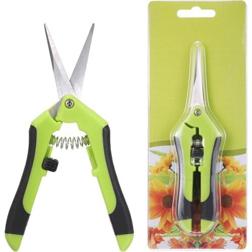 Garden Pruning Shear Stainless Steel Scissors Gardening Plant Branch Hands Pruner Trimmer Tool Fruit Picking Scissors