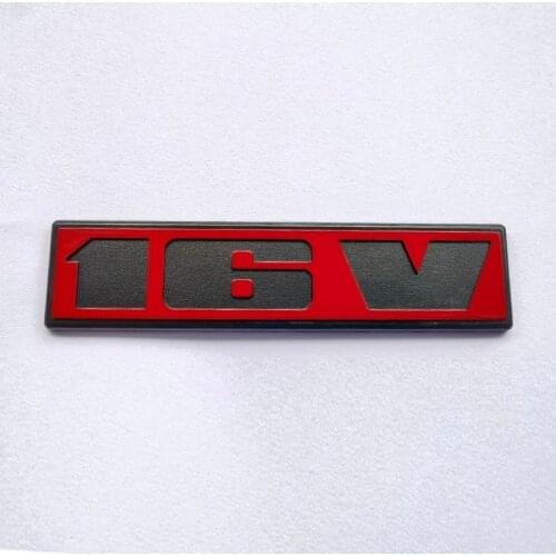Original Car Accessories 2 PCS Red Color Rabbit GT Scirocco 16V Badge Golf Emblem