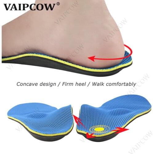 High Quality Severe Flat feet insoles Orthotic Arch Support Foot Massage Inserts Orthopedic Shoes Insoles Heel Pain Men Woman