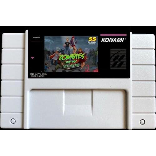 Oh No More Zombies Ate My Neighbors USA- NTSC version 46 pins Video games card NTSC version for Retro Video games Console