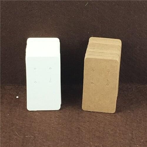 Pop EarringsCard Retro Style Blank Jewelry Accessories Perforated Earrings Dangler Present Package Cards 200Pcs/Lot 5.5x3.2cm