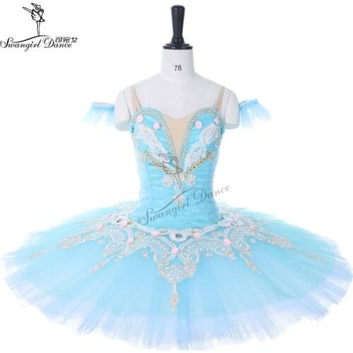 Girls light blue swan lake ballet tutu,pink professonal ballet tutu for competition,ballet costumes for girlsBT9059