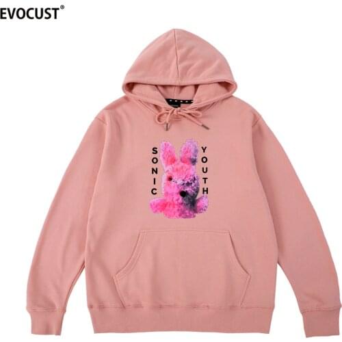 Sonic youth Dirty Bunny Hoodies Sweatshirts men women unisex Cotton