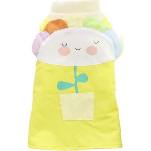 Pet Sweatershirt Dog Hoodies Cartoon Design Two-legged Cotton Skin-friendly Winter Dog Blouse