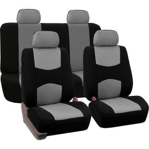Unique Flat Cloth Car Seat Cover ( Detachable Headrests and Solid Bench) Interior Accessories Universal Car Seat Cover For volvo