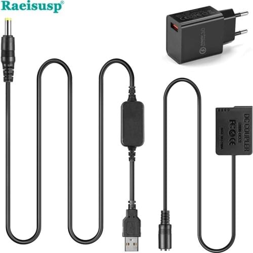 Power Bank USB Cable DMW DCC8 DMW-BLC12 Dummy Battery for Lumix GX8 FZ1000 FZ300 FZ200 G6 G5 G80 G81 G85 GH2 KGH2S DC-G90 DC-G91