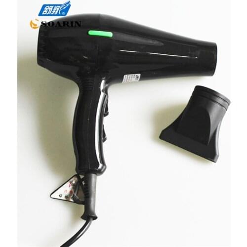 SOARIN High Power Household Hair Dryer Black Termostato Secadora Hot/Cold Air Professional Hair Blower Professional Hairdryer