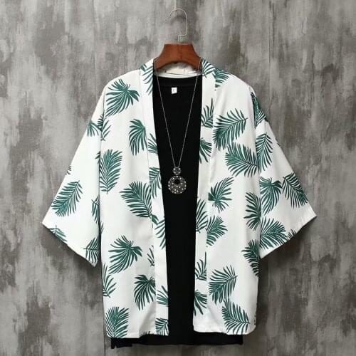 Japanese Retro Kimono Robe Cardigan Shirt Men and Women Casual Yukata Haori Summer Thin Coat Tops Sunscreen Coat Beach Tops