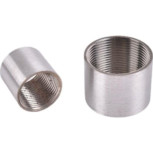 1/8" 1/4" 3/8" 1/2" 3/4" 1" BSP Female Coupling Coupler Connector Round 304 Stainless Steel Pipe Fitting Water Gas Oil