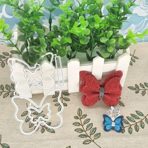 2021 new butterfly metal cutting die, paper cutting, scrapbooking, photo album decoration, DIY craft, 5-piece set