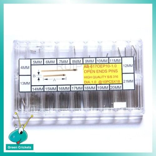 316# Watch Repair Parts Watchband Link Pins Ends Open Pins Stainless Steel Ceramic Watchband strap Link Pin kit for Watchmakers