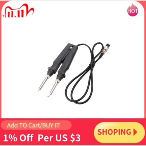 902 Esd Smd Double Soldering Iron Tweezer Handle Clip Heating Plier Soldering Station Accessories -Kb