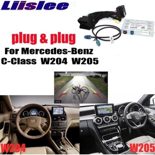 Liislee Reverse Camera Interface Adapter Screen Monitor Upgrade Rear Camera For Mercedes Benz C MB W204 W205 NTG Display Decoder