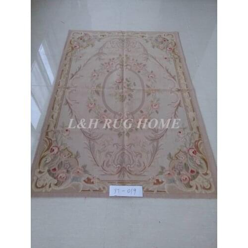 Free Shipping 4'X6' Woolen Aubusson rug handmade 100% wool rugs and carpets
