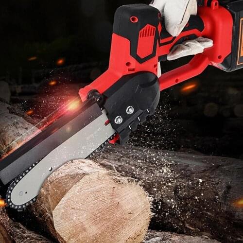 Chain Saw electric pruning saw rechargeable small electric saw household one-handed garden logging mini electric chain saw