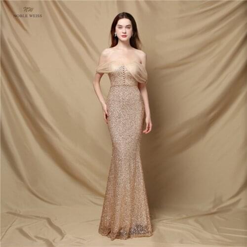 Prom Dress Sweetheart Mermaid Dresses Woman Party Night Floor-Length Sequined Evening Dresses Long