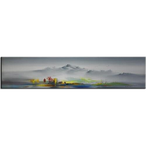 Exclusive original Knife painting Oil painting scenery hand-painted Home decoration painting Modern artists painting 1801110203