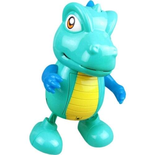Electric Dancing Dinosaur LED Light Music Model Interactive Toy Educational Children Toy Gift