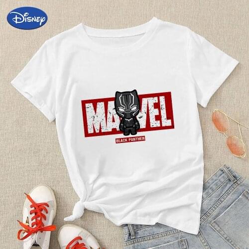 Black Panther Graphic T Shirts Women Edgy Disney Vogue Short Sleeve Vintage Harajuku Fashion Germany Streetwear Summer Loose